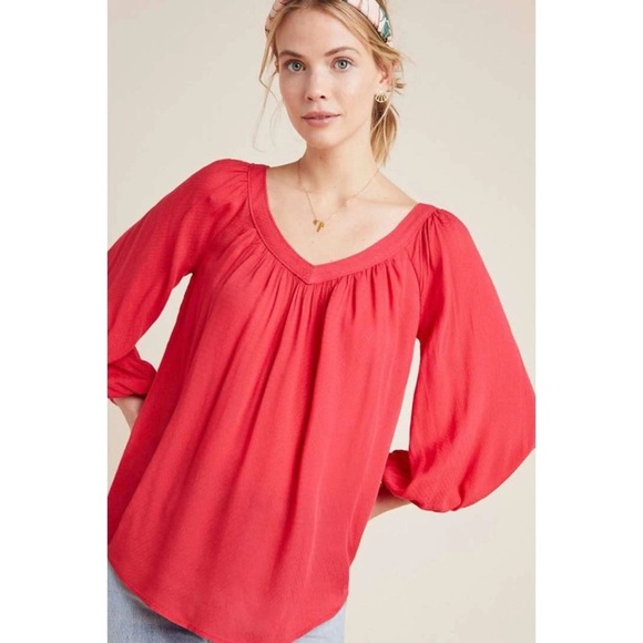 Maeve Balloon sleeve blouse, size 4 - Picture 1 of 10